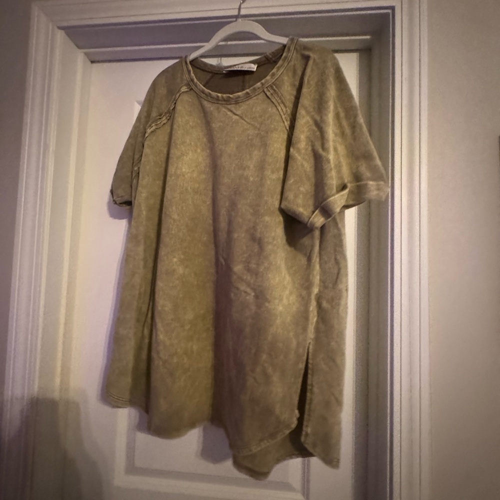 Casual Tan T-Shirt